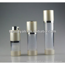 Venda quente 15.30.50ml Rotary cosmético airless bomba garrafa plástico airless garrafa airless soro garrafa